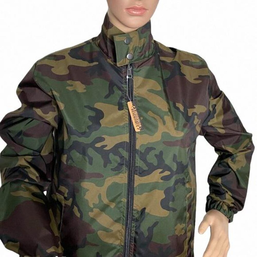 Vans Sport Check Reversible Jacket Black Casual Camo VN0A4SB2BLK XS Size Women's - Picture 11 of 13
